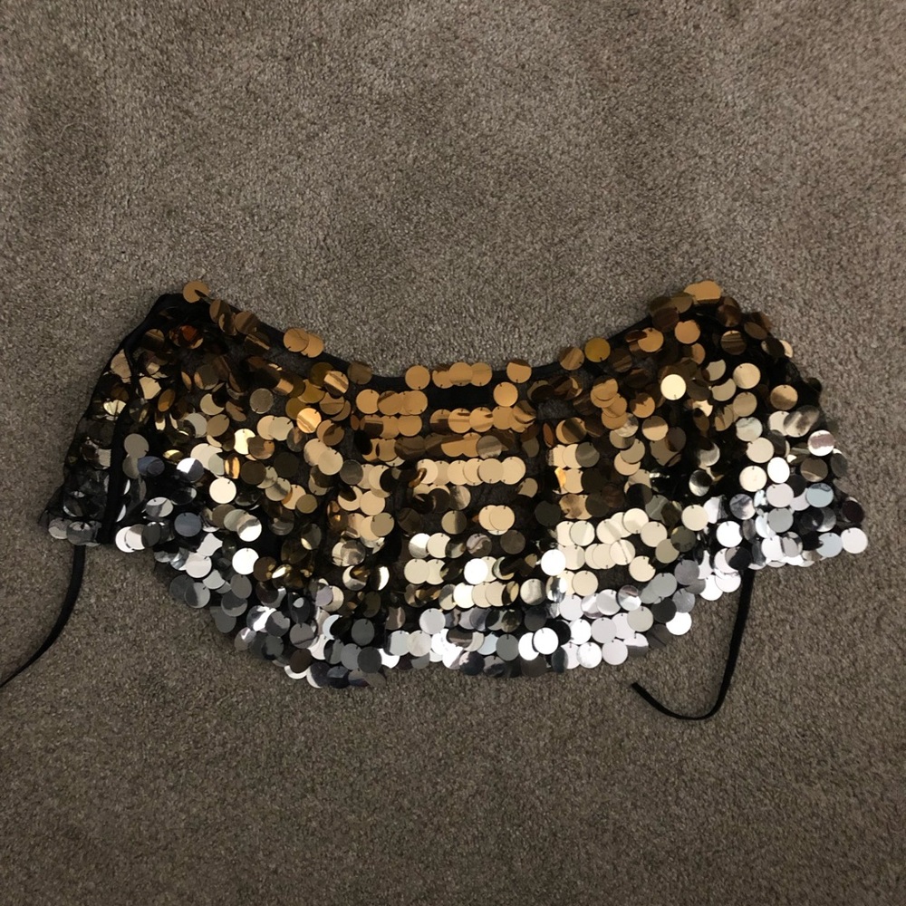 Topshop sequin cape